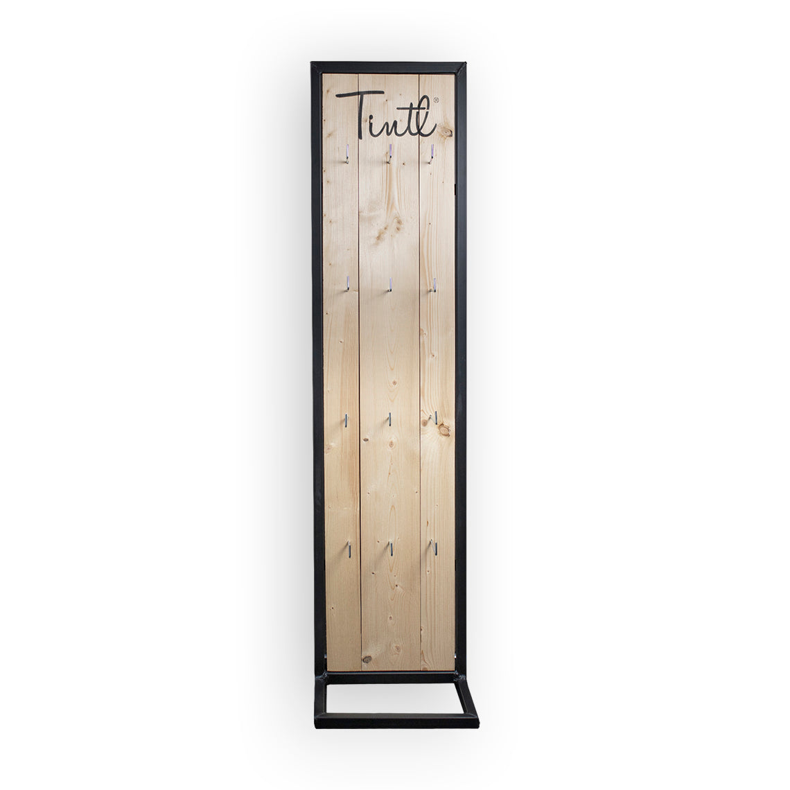 Tintl display - staal/hout