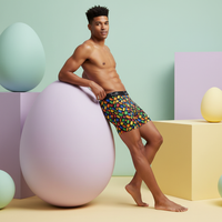 Thumbnail for Man in showroom met bricks boxers aan